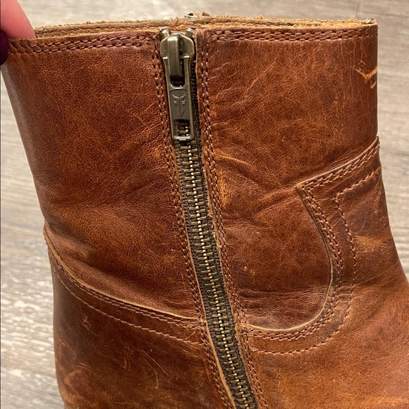 Frye Brown Leather Boots - Picture 8 of 12